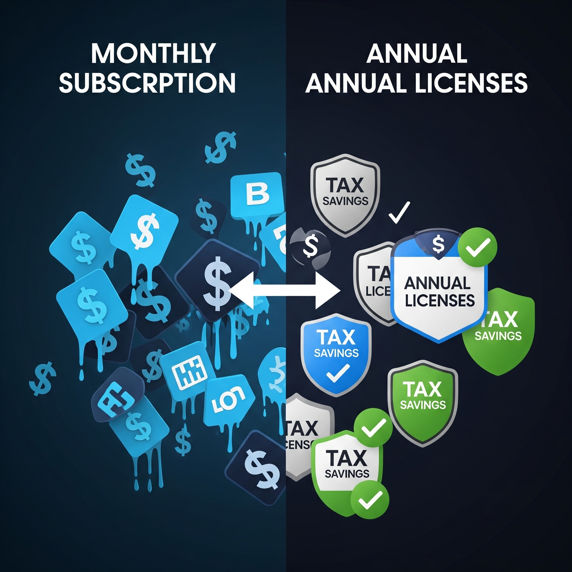 💻 Software Strategy Shift: Annual vs. Monthly in the New Tax Era